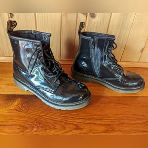 Dr. martens glossy boots
